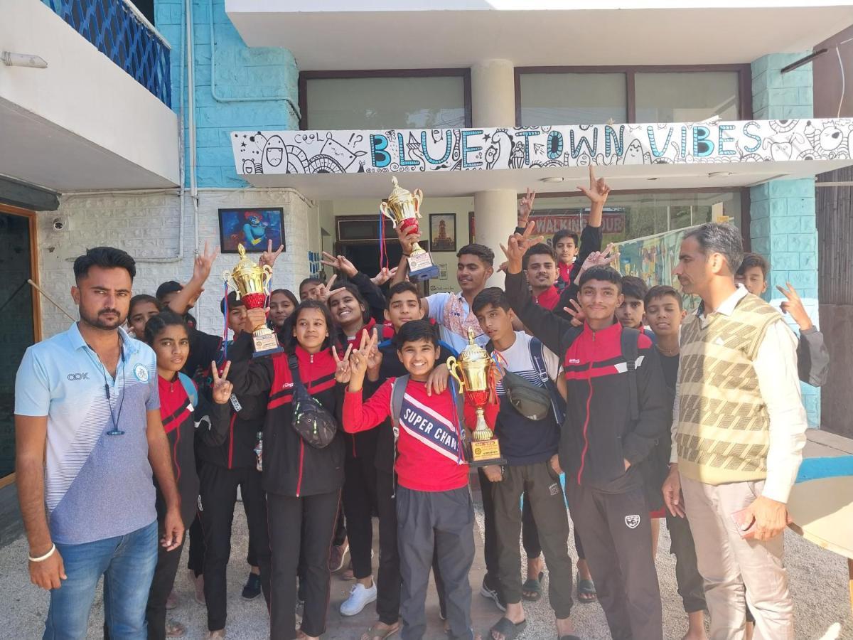 Blue Town Hostel & Cafe Dzsódhpur Kültér fotó