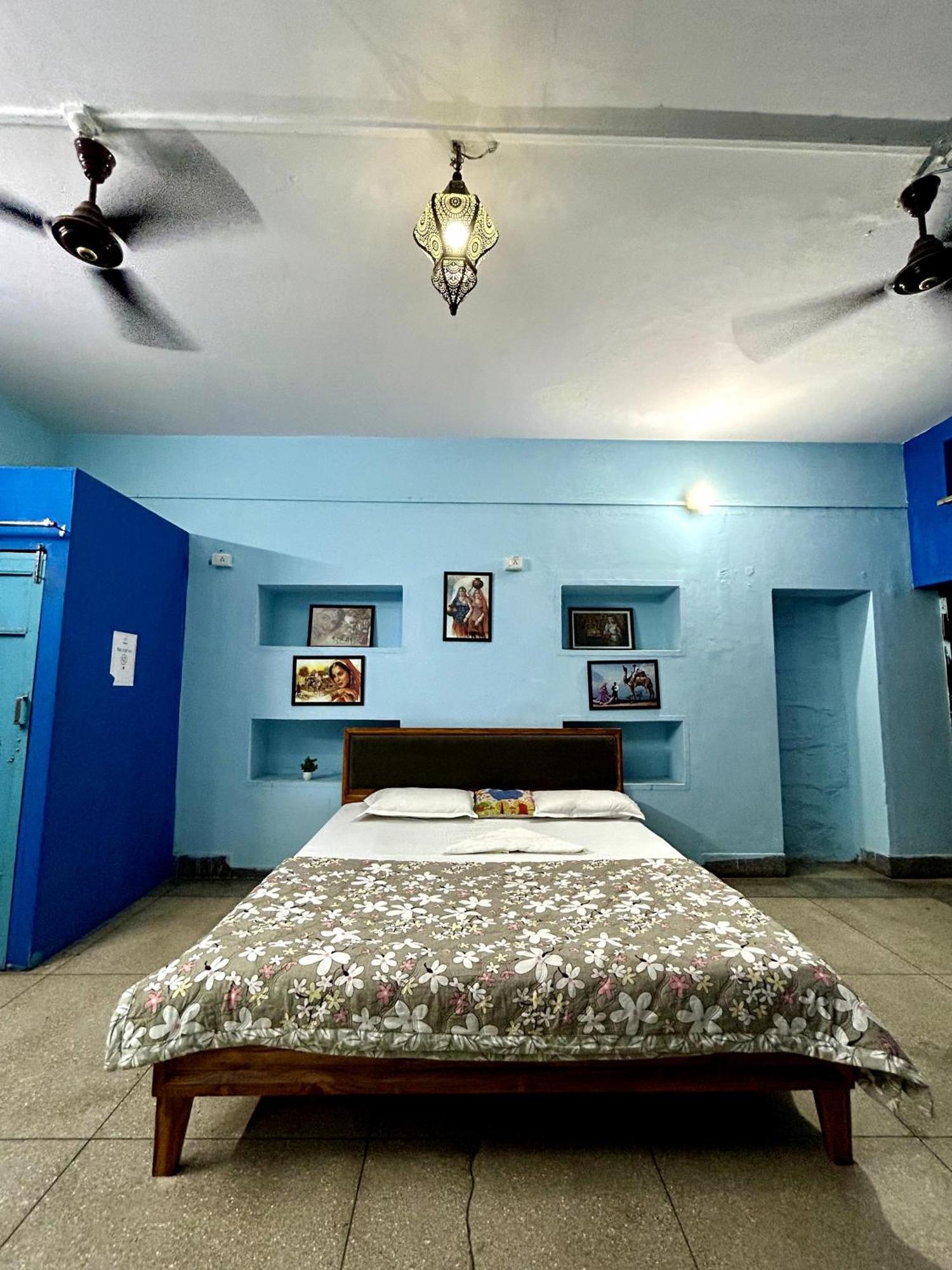 Blue Town Hostel & Cafe Dzsódhpur Kültér fotó
